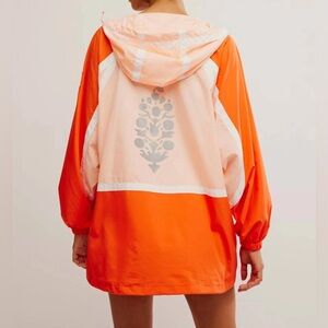 *NWOT* Care FP Like The Wind Logo Jacket - Peach Combi